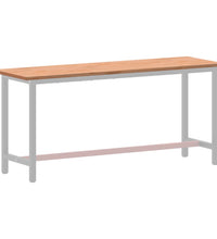 Schreibtischplatte 180x55x2,5 cm Massivholz Buche