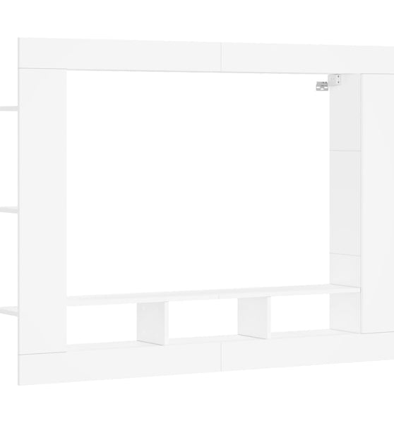 TV-Schrank Weiß 152x22x113 cm Holzwerkstoff