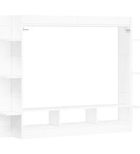 TV-Schrank Weiß 152x22x113 cm Holzwerkstoff