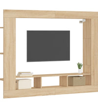 TV-Schrank Sonoma-Eiche 152x22x113 cm Holzwerkstoff