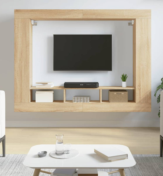 TV-Schrank Sonoma-Eiche 152x22x113 cm Holzwerkstoff