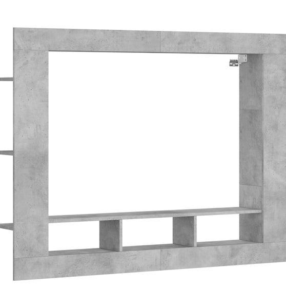 TV-Schrank Betongrau 152x22x113 cm Holzwerkstoff