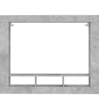 TV-Schrank Betongrau 152x22x113 cm Holzwerkstoff