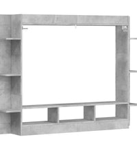 TV-Schrank Betongrau 152x22x113 cm Holzwerkstoff