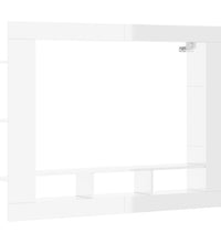 TV-Schrank Hochglanz-Weiß 152x22x113 cm Holzwerkstoff