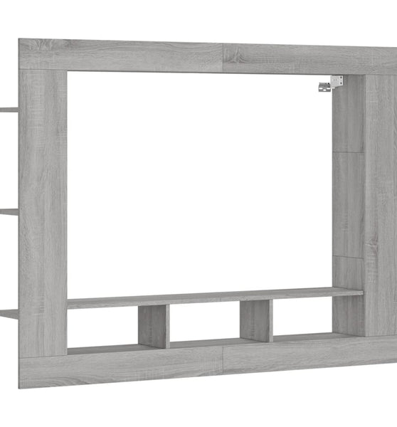 TV-Schrank Grau Sonoma 152x22x113 cm Holzwerkstoff