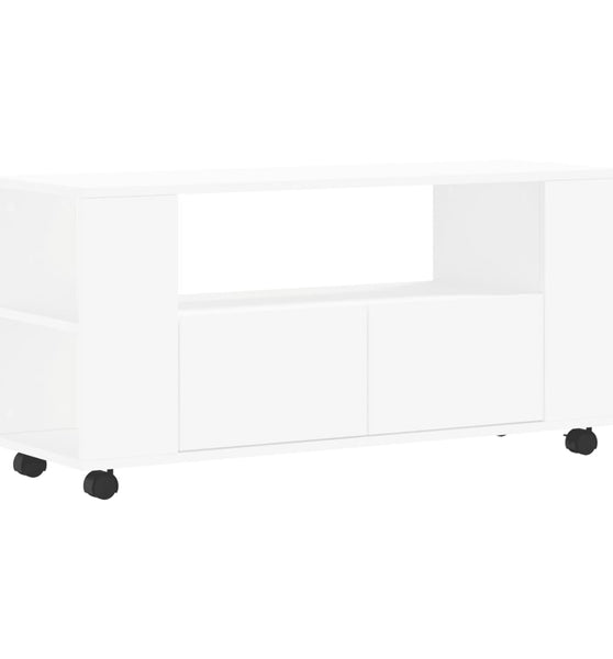 TV-Schrank Weiß 102x34,5x43 cm Holzwerkstoff