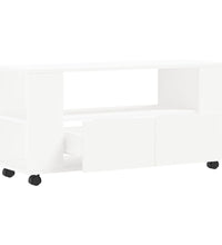 TV-Schrank Weiß 102x34,5x43 cm Holzwerkstoff