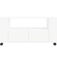 TV-Schrank Weiß 102x34,5x43 cm Holzwerkstoff