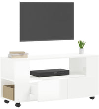 TV-Schrank Hochglanz-Weiß 102x34,5x43 cm Holzwerkstoff