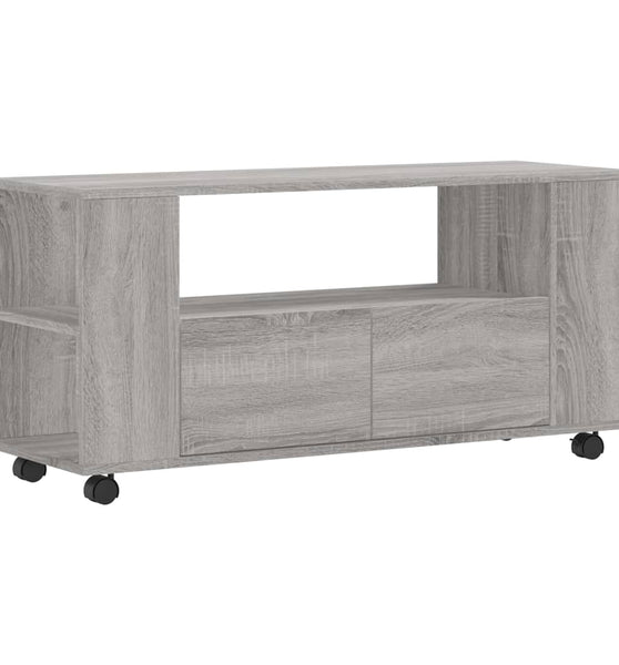 TV-Schrank Grau Sonoma 102x34,5x43 cm Holzwerkstoff