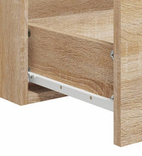 Badschrank mit Spiegel Sonoma-Eiche Holzwerkstoff