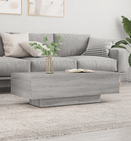 Couchtisch Grau Sonoma 100x49,5x31 cm Holzwerkstoff
