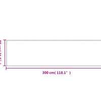 Teppichläufer Sisal-Optik Taupe 80x300 cm