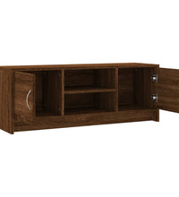 TV-Schrank Braun Eichen-Optik 102x30x37,5 cm Holzwerkstoff