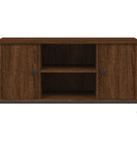 TV-Schrank Braun Eichen-Optik 100x40x50 cm Holzwerkstoff