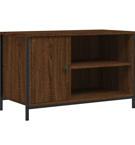 TV-Schrank Braun Eichen-Optik 80x40x50 cm Holzwerkstoff