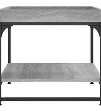 Couchtisch Grau Sonoma 49,5x49,5x45 cm Holzwerkstoff