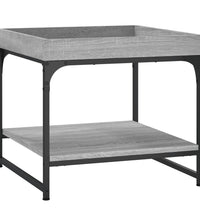 Couchtisch Grau Sonoma 49,5x49,5x45 cm Holzwerkstoff