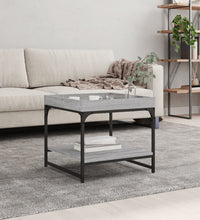 Couchtisch Grau Sonoma 49,5x49,5x45 cm Holzwerkstoff