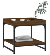 Couchtisch Braun Eichen-Optik 49,5x49,5x45 cm Holzwerkstoff