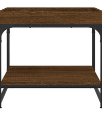Couchtisch Braun Eichen-Optik 49,5x49,5x45 cm Holzwerkstoff