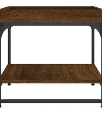 Couchtisch Braun Eichen-Optik 49,5x49,5x45 cm Holzwerkstoff