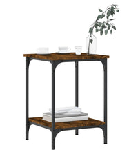 Couchtisch Räuchereiche 40x40x55 cm Holzwerkstoff