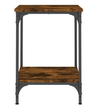 Couchtisch Räuchereiche 40x40x55 cm Holzwerkstoff