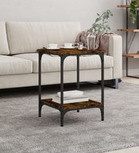 Couchtisch Räuchereiche 40x40x55 cm Holzwerkstoff