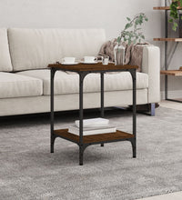 Couchtisch Braun Eichen-Optik 40x40x55 cm Holzwerkstoff