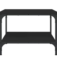 Couchtisch Schwarz 55x55x40 cm Holzwerkstoff