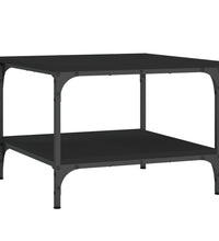 Couchtisch Schwarz 55x55x40 cm Holzwerkstoff