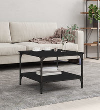 Couchtisch Schwarz 55x55x40 cm Holzwerkstoff