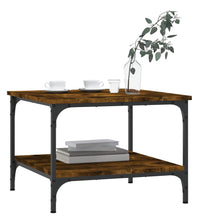 Couchtisch Räuchereiche 55x55x40 cm Holzwerkstoff