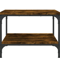 Couchtisch Räuchereiche 55x55x40 cm Holzwerkstoff