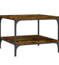 Couchtisch Räuchereiche 55x55x40 cm Holzwerkstoff