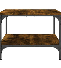 Couchtisch Räuchereiche 55x55x40 cm Holzwerkstoff