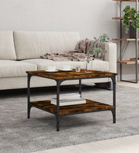 Couchtisch Räuchereiche 55x55x40 cm Holzwerkstoff