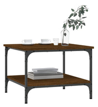 Couchtisch Braun Eichen-Optik 55x55x40 cm Holzwerkstoff