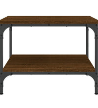 Couchtisch Braun Eichen-Optik 55x55x40 cm Holzwerkstoff