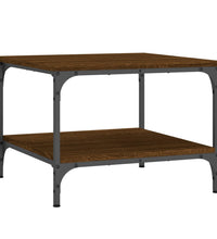 Couchtisch Braun Eichen-Optik 55x55x40 cm Holzwerkstoff