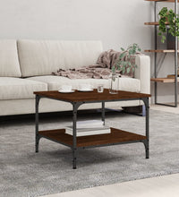 Couchtisch Braun Eichen-Optik 55x55x40 cm Holzwerkstoff