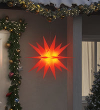 LED-Weihnachtssterne 3 Stk. Faltbar Rot 10 cm