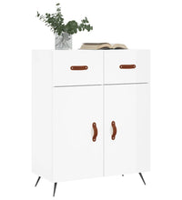 Sideboard Hochglanz-Weiß 69,5x34x90 cm Holzwerkstoff