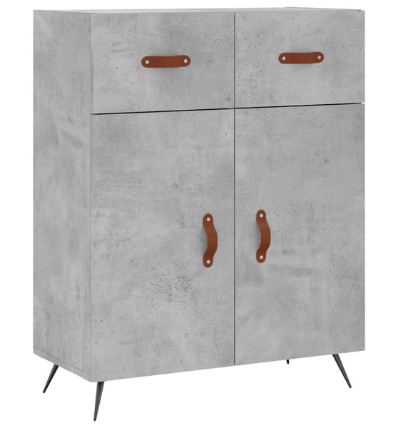 Sideboard Betongrau 69,5x34x90 cm Holzwerkstoff