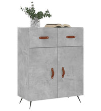 Sideboard Betongrau 69,5x34x90 cm Holzwerkstoff