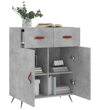 Sideboard Betongrau 69,5x34x90 cm Holzwerkstoff