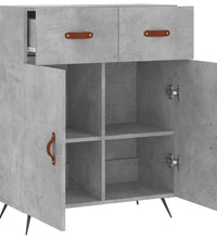Sideboard Betongrau 69,5x34x90 cm Holzwerkstoff