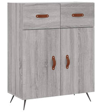 Sideboard Grau Sonoma 69,5x34x90 cm Holzwerkstoff